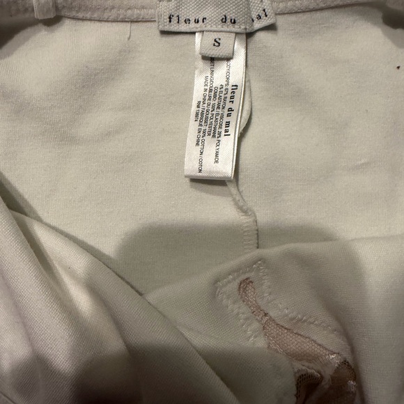 Fleur du Mal Lily Embroidered Bodysuit - Picture 4 of 6